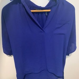 Guess by Marciano short sleeve blouse - Blue